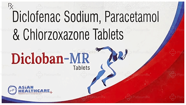 Dicloban 250/50/325mg Tablet MR 10s