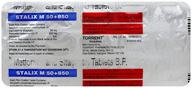 Stalix M 50/850mg Tablet 15s