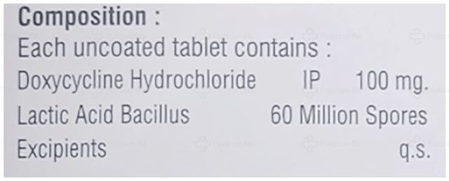 Doxifix LB 100mg/60M Tablet 10s