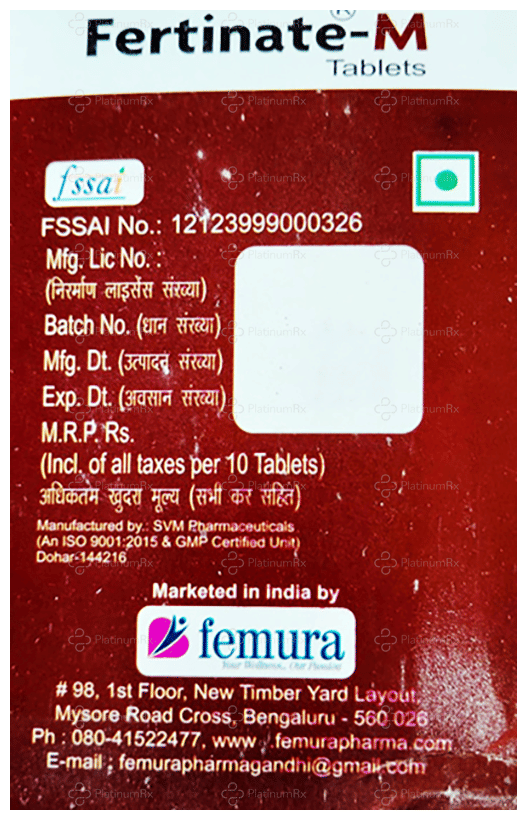 Fertinate M Tablet 10s