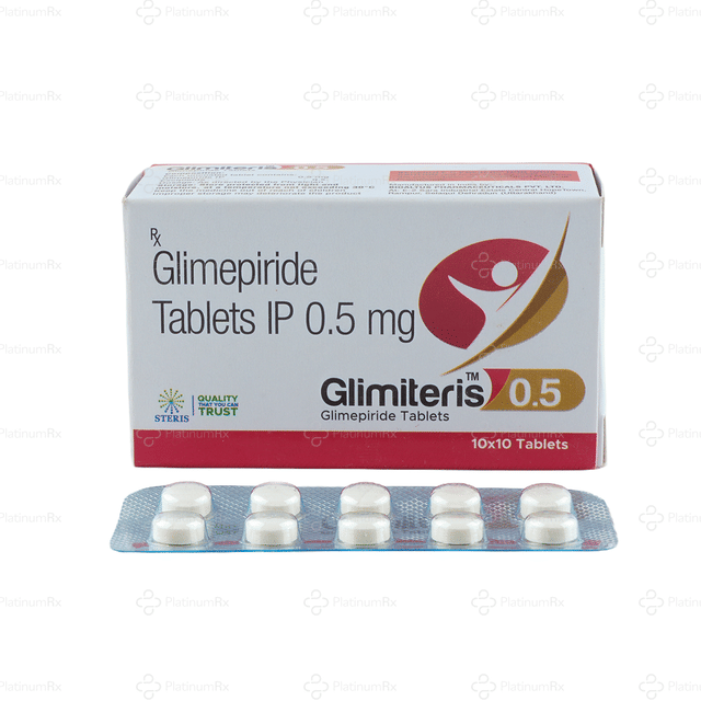 Glimiteris 0.5mg Tablet 10s