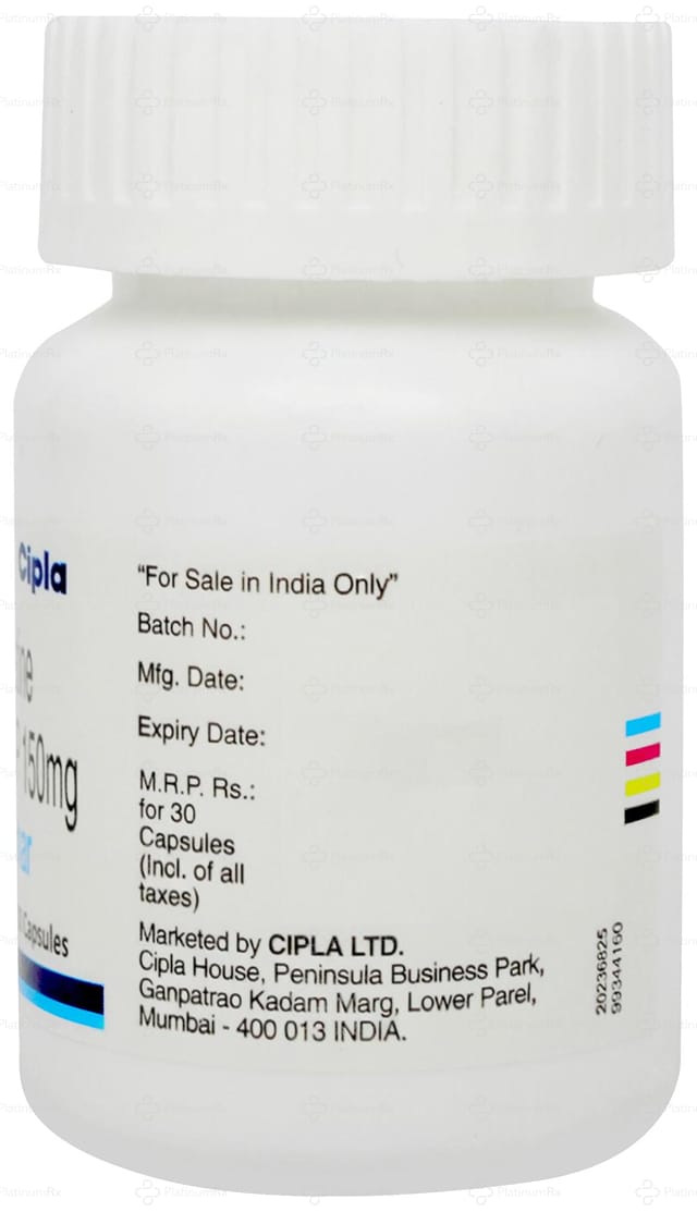 Mexohar 150mg Capsule 30s