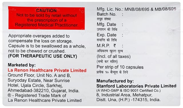 Eido FE 100mg Capsule 10s