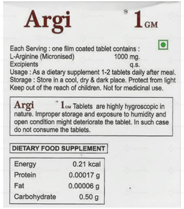 Argigold 1gm Tablet 10s