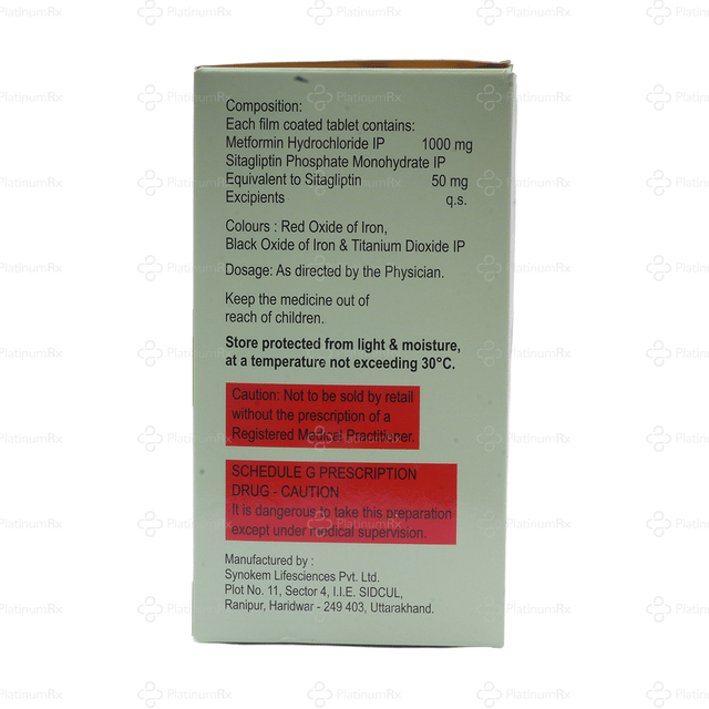 Sitasure M 50/1000mg Forte Tablets 15s
