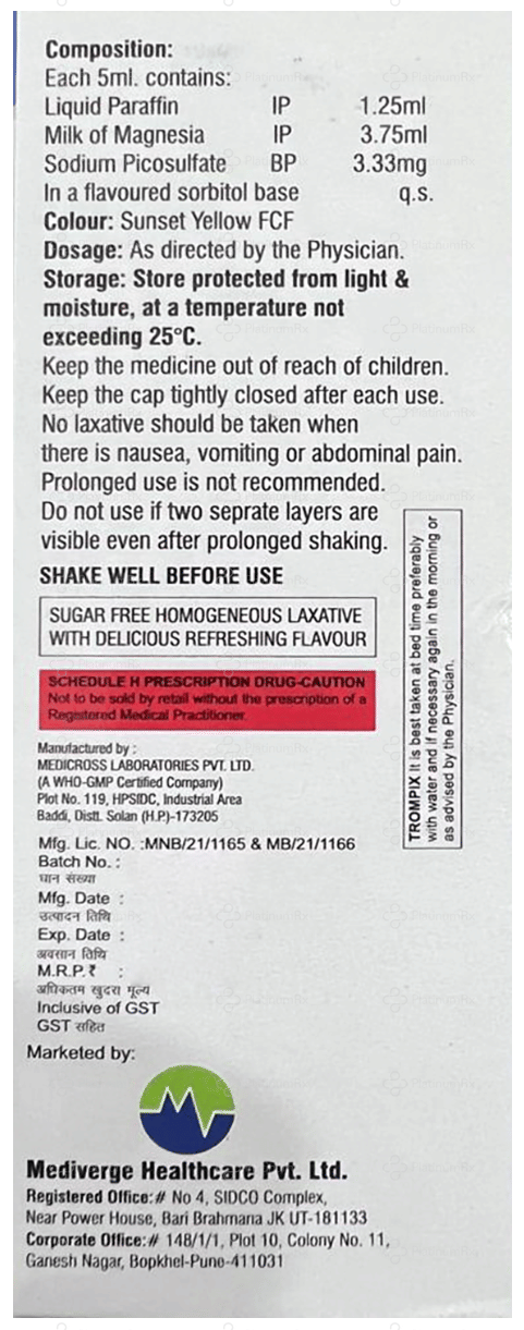 Softverge Oral Suspension 100ml