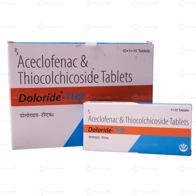 Doloride TH 100/8mg Tablet 10s