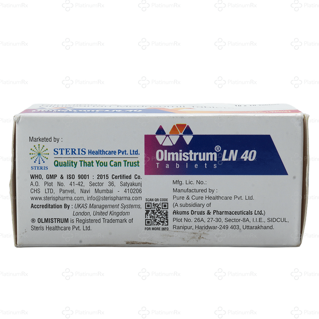 Olmistrum LN 10/40mg Tablet 10s