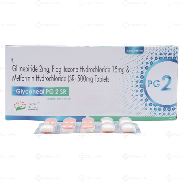Glycoheal PG 2/500/15mg Tablet SR 10s