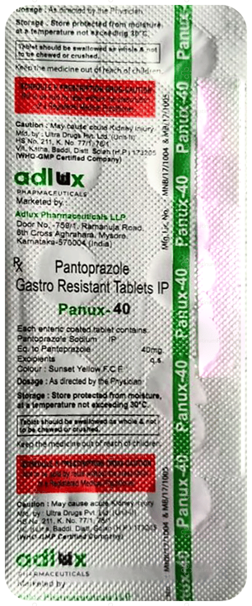 Panux 40mg Tablet 10s