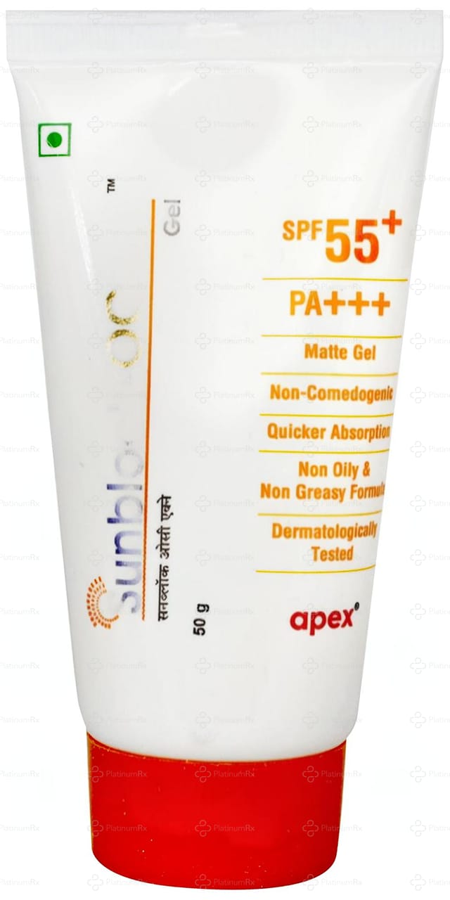 Sunblock OC Acne SPF 55+ PA+++ Matte Gel 50gm