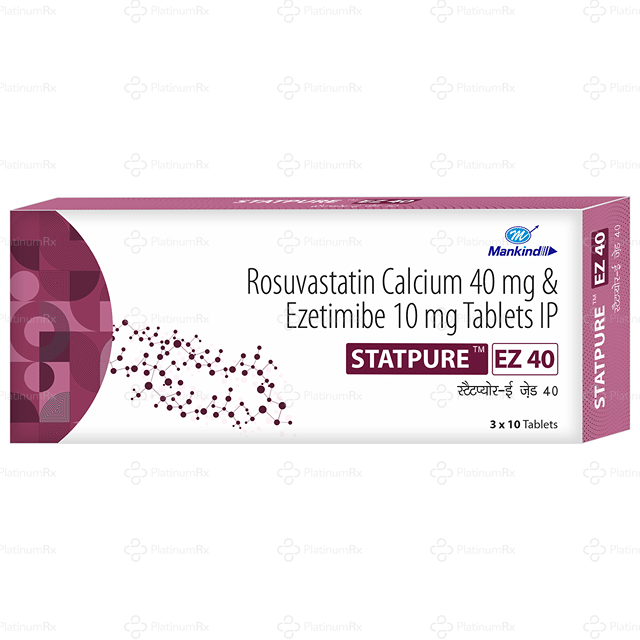 Statpure Ez 40/10mg Tablet 10s