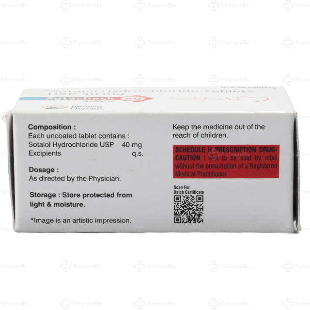 Sotacheck 40mg Tablet 10s