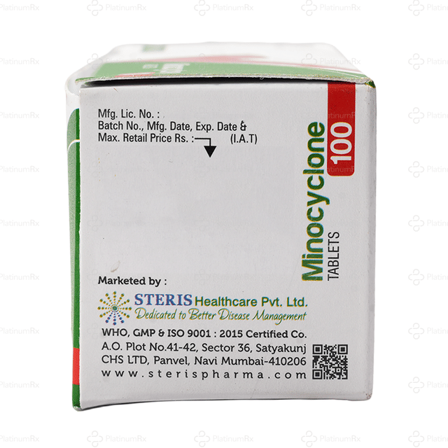 Minocyclone 100mg Tablet 10s