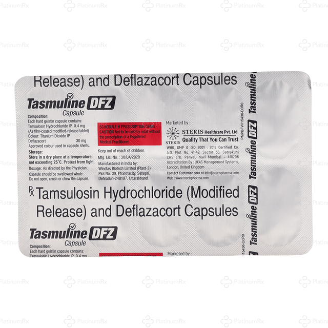 Tasmuline DFZ 0.4/30mg Capsule MR 10s