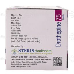 Drothepine 75mg Tablet 15s