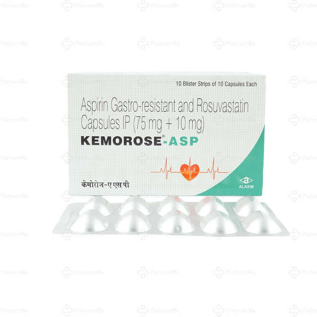 Kemorose ASP 10/75mg Capsule 10s