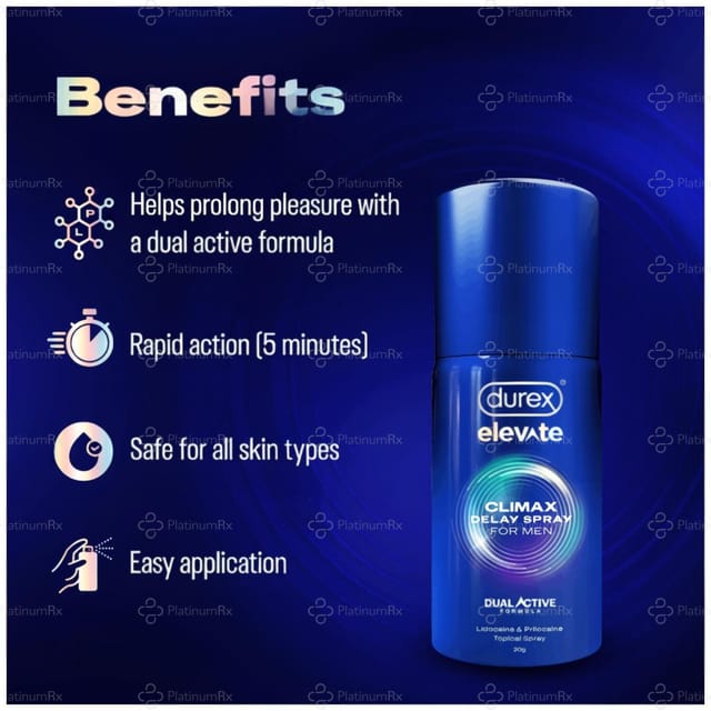 Durex Elevate Climax Spray Men 20gm