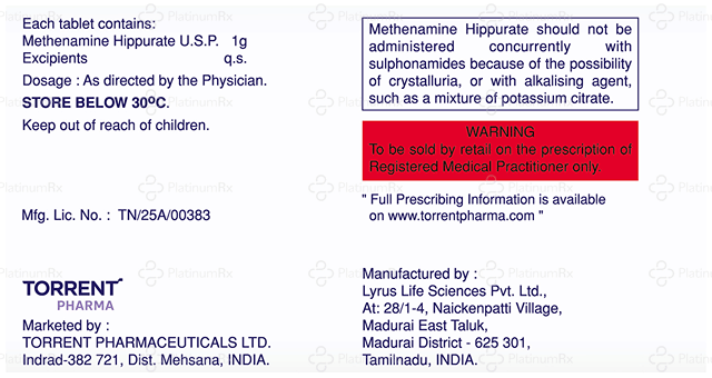 Hipustat 1gm Tablet 10s