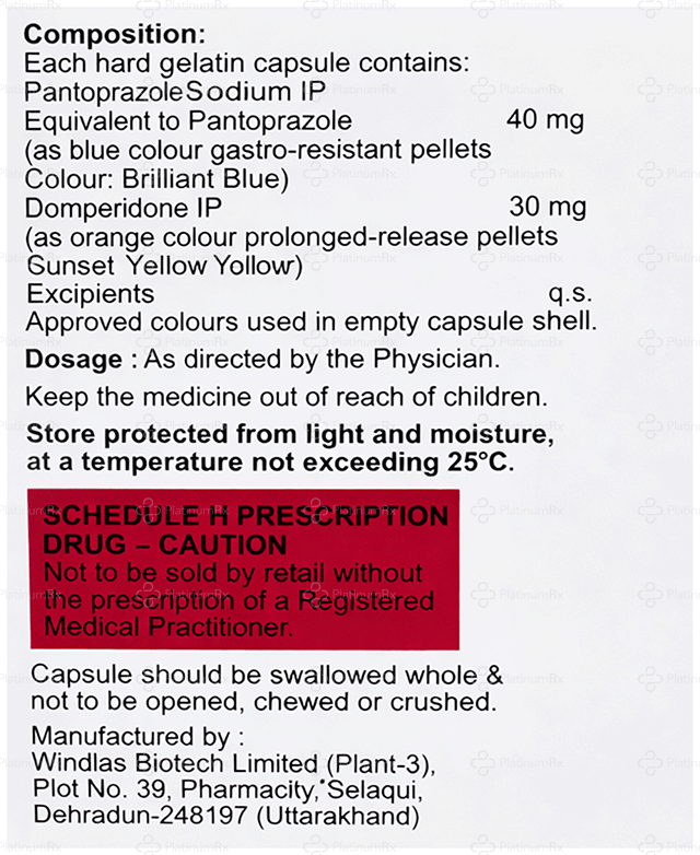 Gastorem DSR 30/40mg Capsule PR 10s