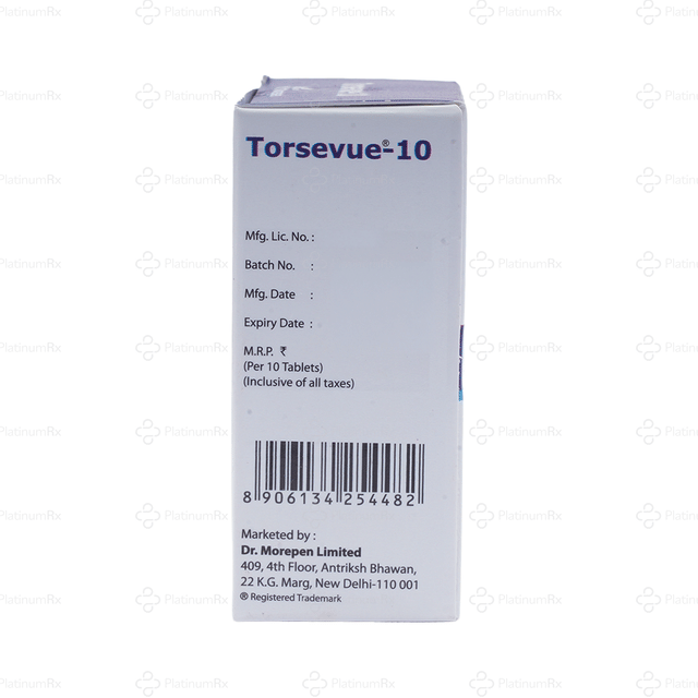 Torsevue 10mg Tablet 10s