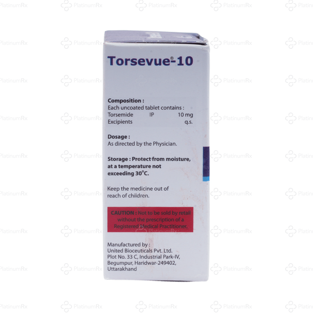 Torsevue 10mg Tablet 10s