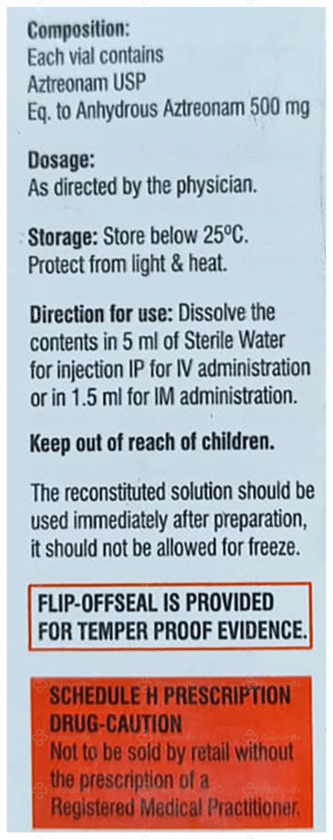 Aztremac 500mg Injection 1s
