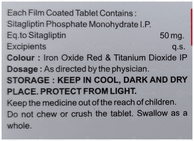 Sitanice 50mg Tablet 10s