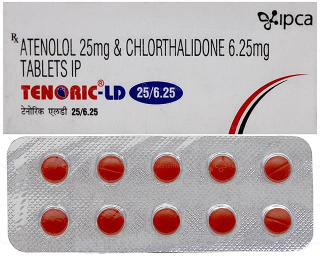 Tenoric LD 25/6.25mg Tablet 10s