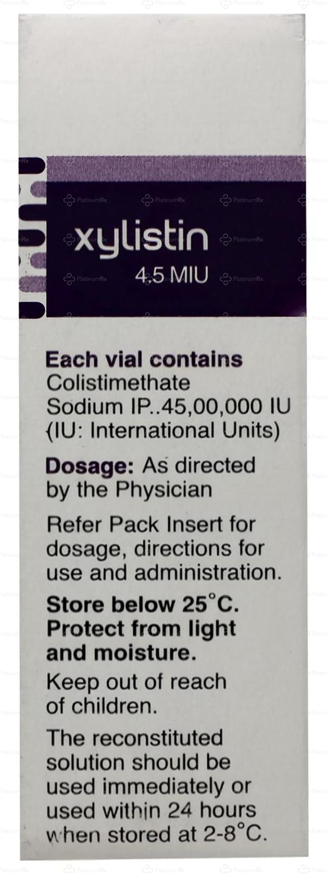 Xylistin 4.5MIU Injection 10ml