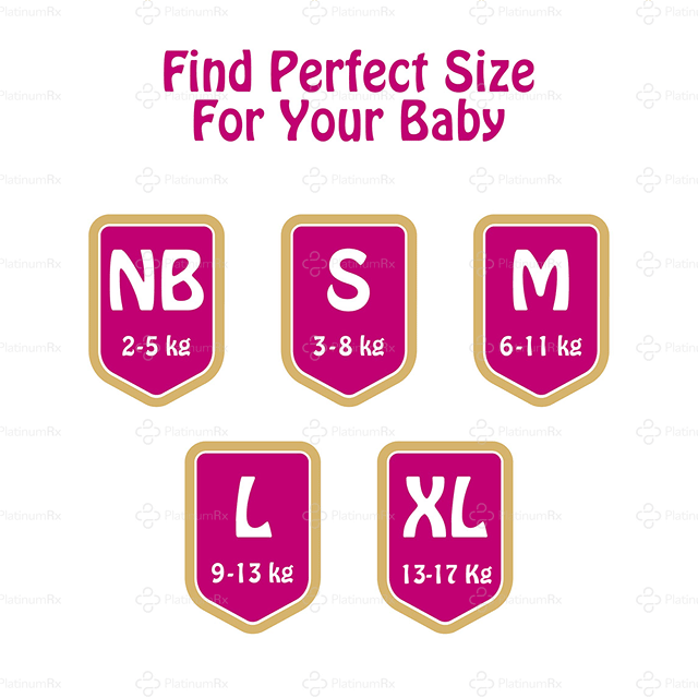 Teddyy Baby Premium New Born Tape Diaper 21s