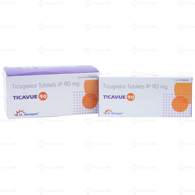 Ticavue 90mg Tablet 14s