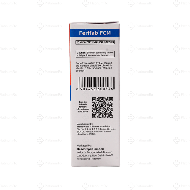 Ferifab FCM 50mg Injection 10ml
