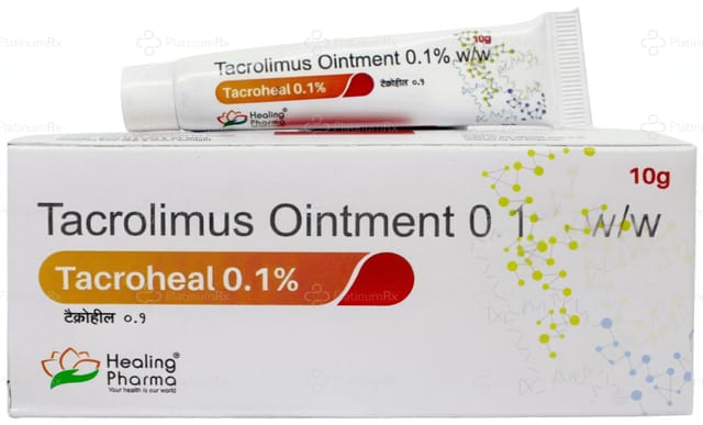 Tacroheal 0.1% Ointment 10gm