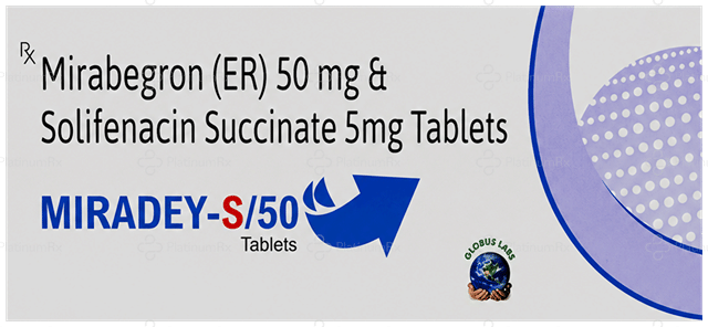 Miradey S 50/5mg Tablet ER 10s