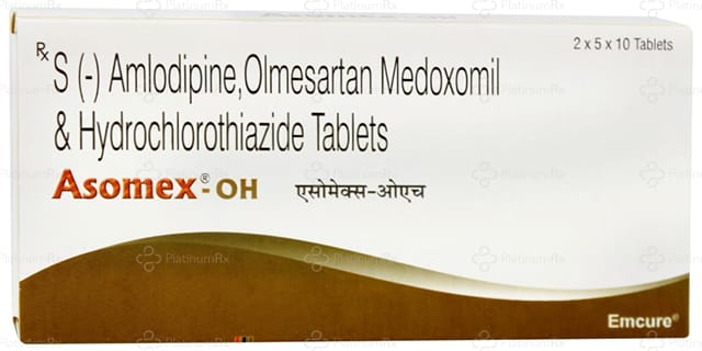 Asomex OH 20/2.5/12.5mg Tablet 10s