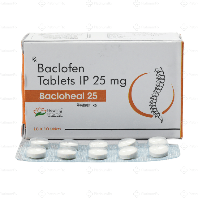 Bacloheal 25mg Tablet 10s