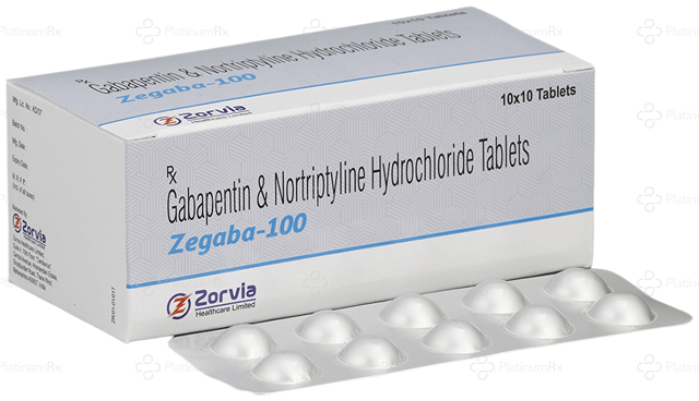 Zegaba 100/10mg Tablet 10s