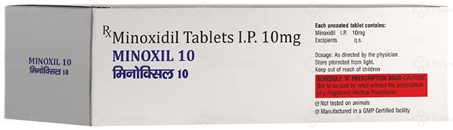 Minoxil 10mg Tablet 10s