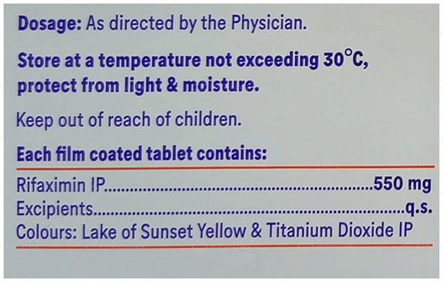 Rifnimx 550mg Tablet 10s
