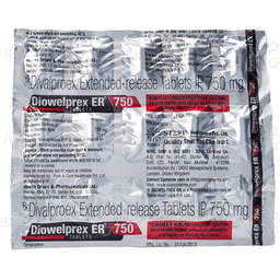 Diowelprex 750mg Tablet ER 15s