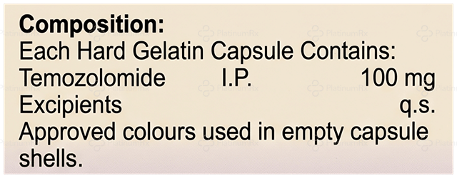 Temocine 100mg Capsule 5s