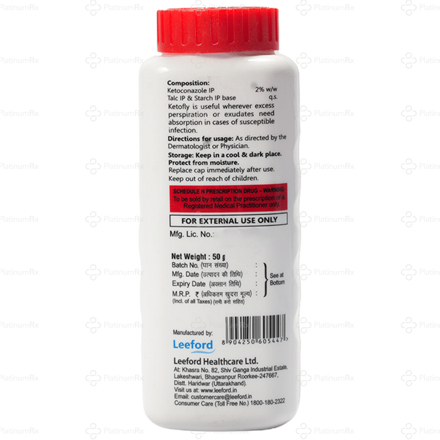 Ketofly 2% Dusting Powder 50gm