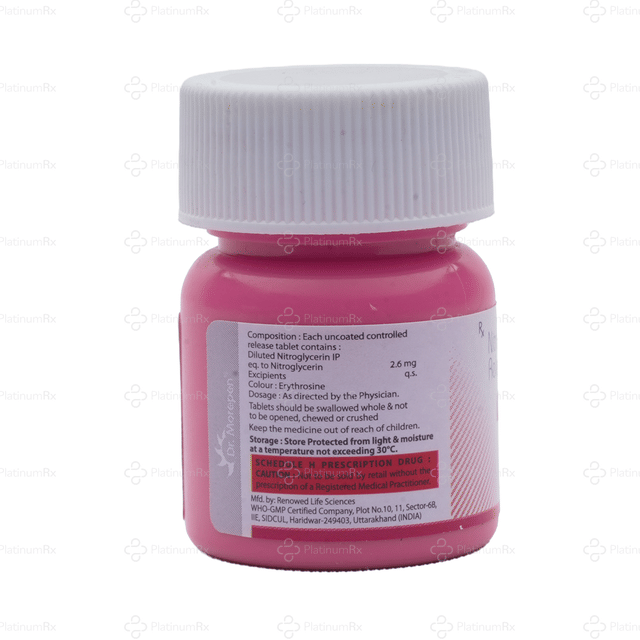 Nitrovue 2.6mg CR Tablet 30s