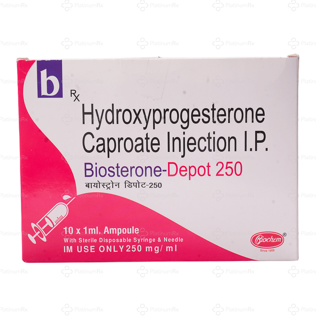 Biosterone Depot 250mg Injection 1ml