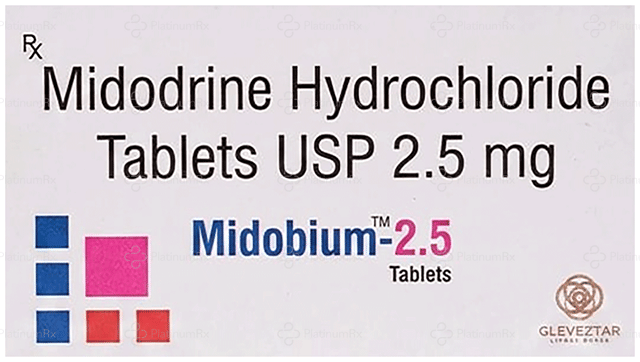 Midobium 2.5mg Tablet 10s