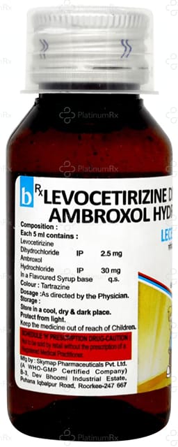 Lecet AM 2.5/30mg Syrup 60ml