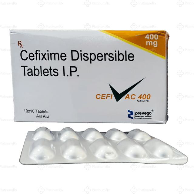 Cefivac 400mg Tablet DT 10s