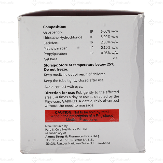 Gabipenta Gel 30gm