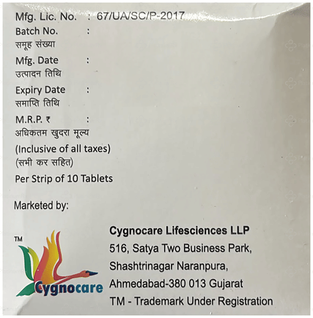 Myoluna 500/600mg Tablet SR 10s